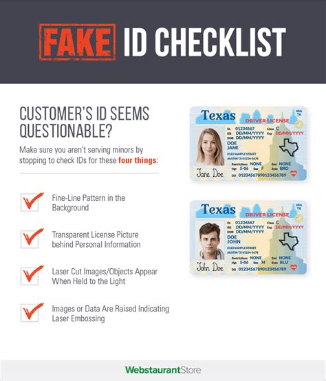 how to spot a false id